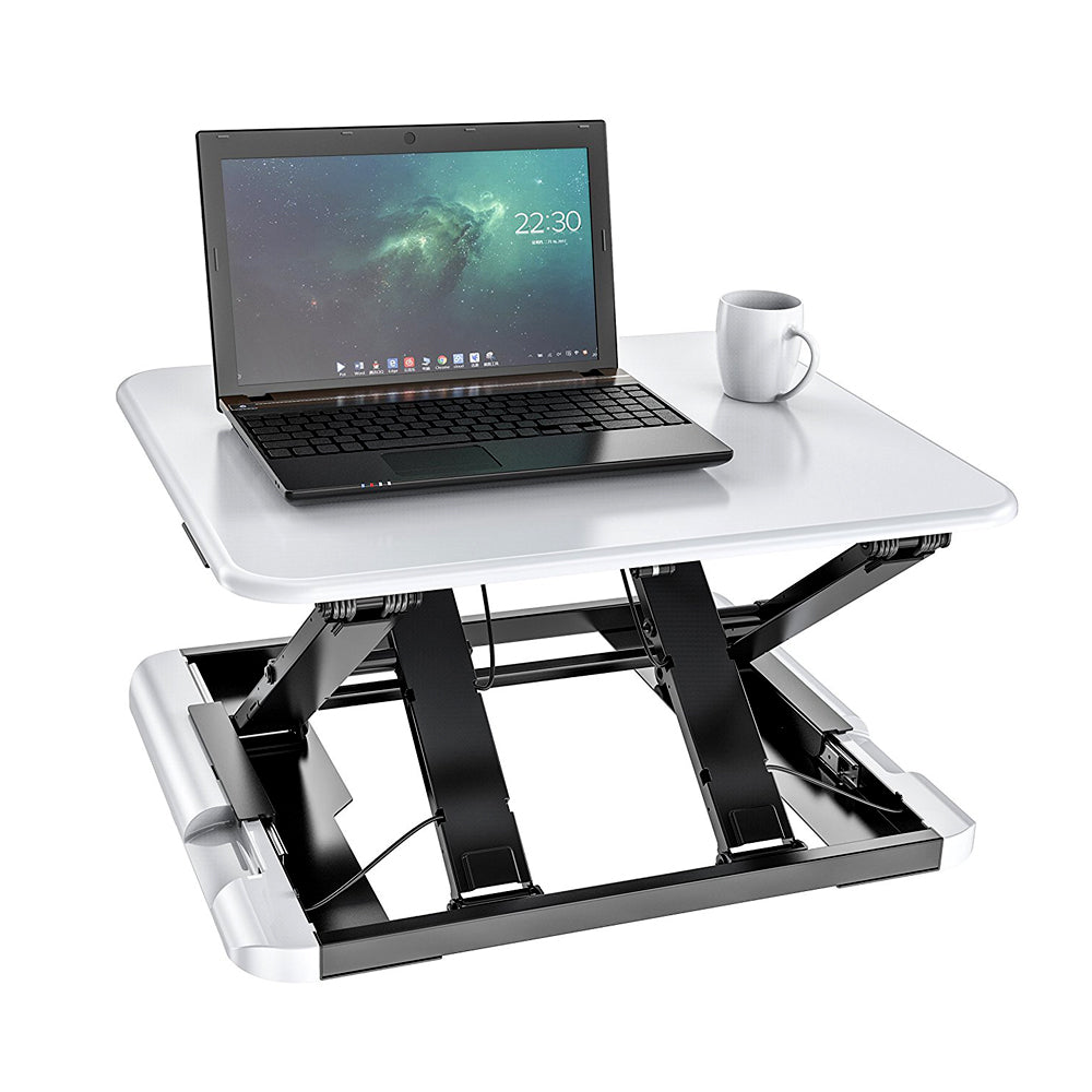 Ergonomic Ultra-Compact Standing Desk - Zeal Desk Eco 27 ZD-LD04 (White)